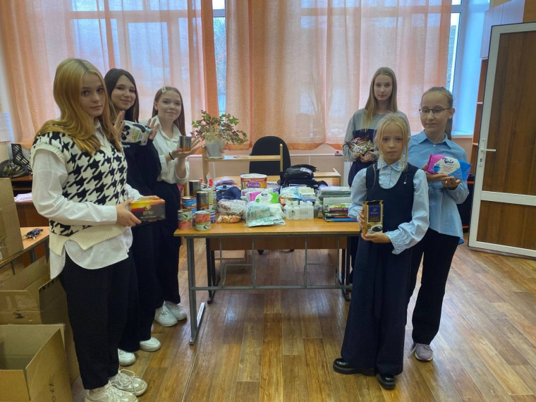 Гуманитарная акция «Отцам – защитникам Родины».